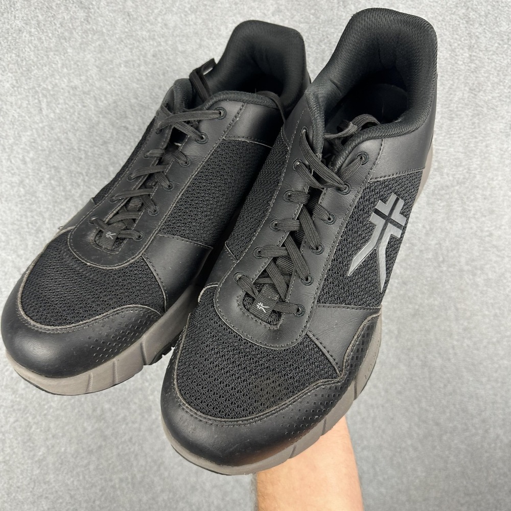 KURU Shoes Mens Size 14 Wide Black Mesh Walking Athletic Sneakers 105007140 - Picture 2 of 11